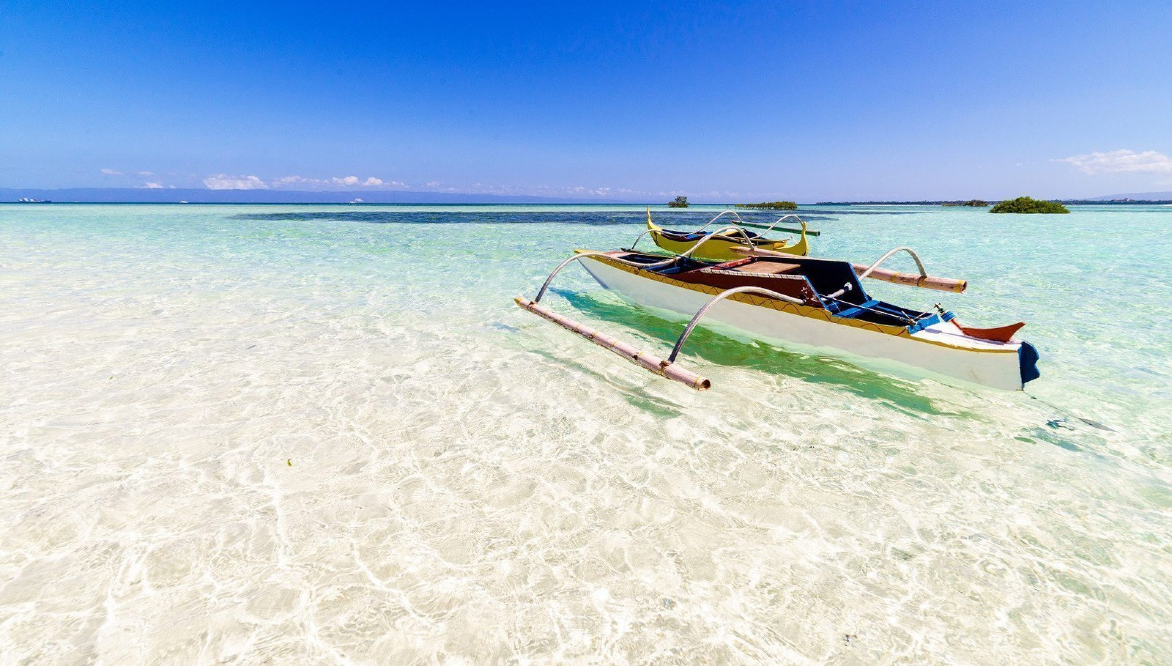 Shallow water at Virgin island - Philippines